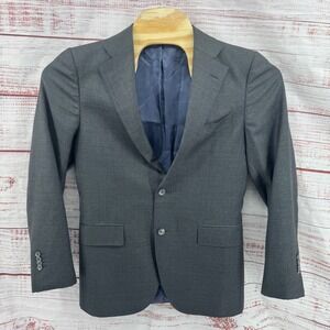Suitsupply Lazio Grey Wool Blazer Vitale Barberis Canonico Super 110s Slim 50